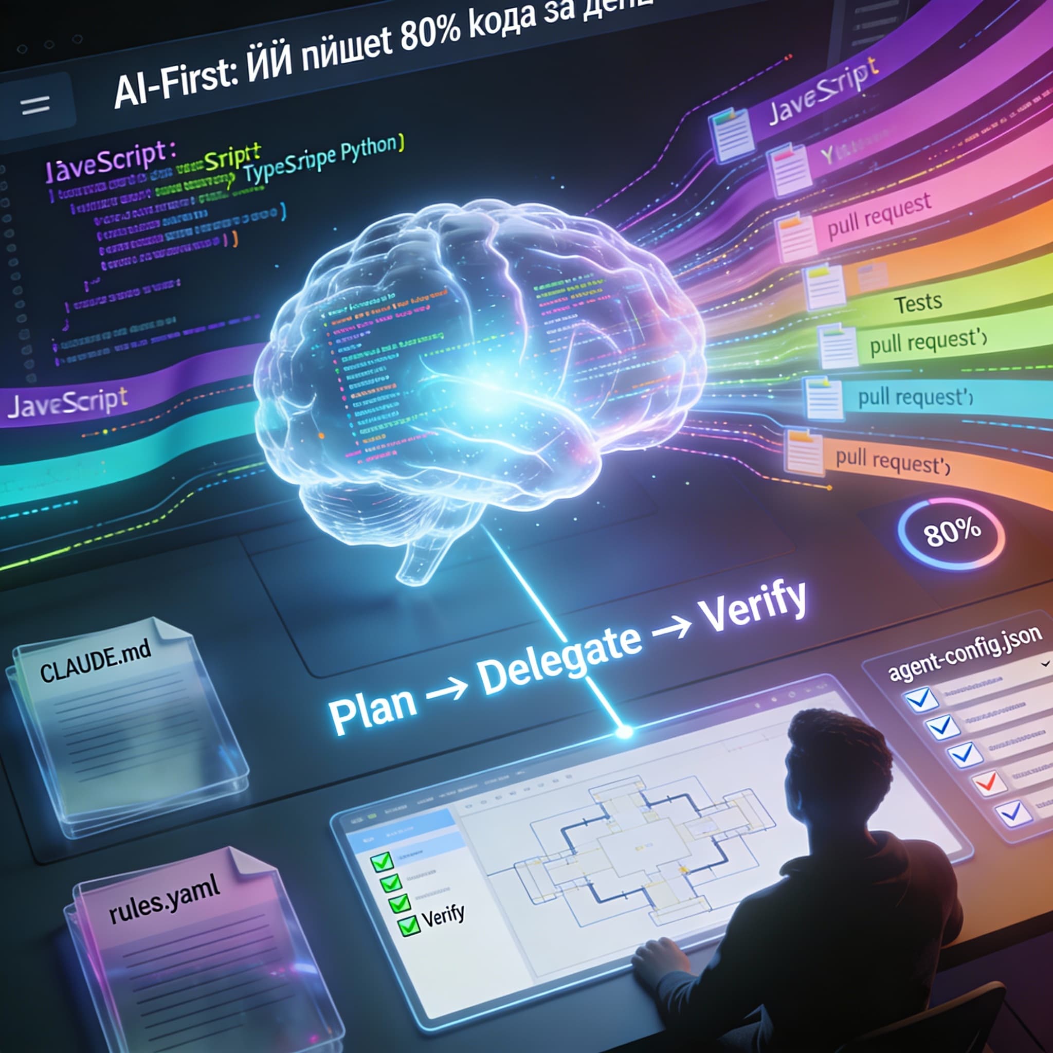 AI-First: ИИ пишет 80% кода за день