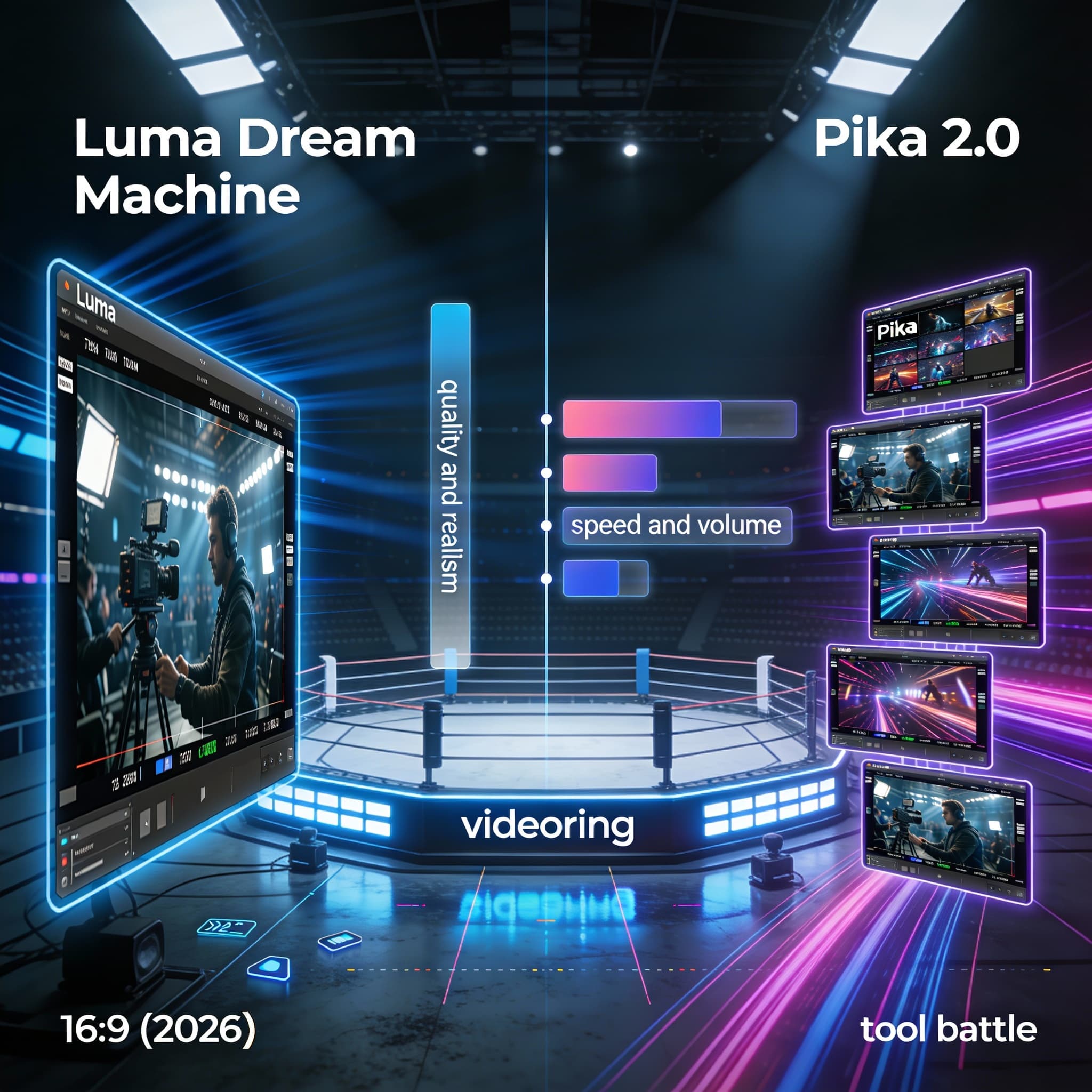 Luma Dream Machine vs Pika 2.0: битва AI-видео 2026