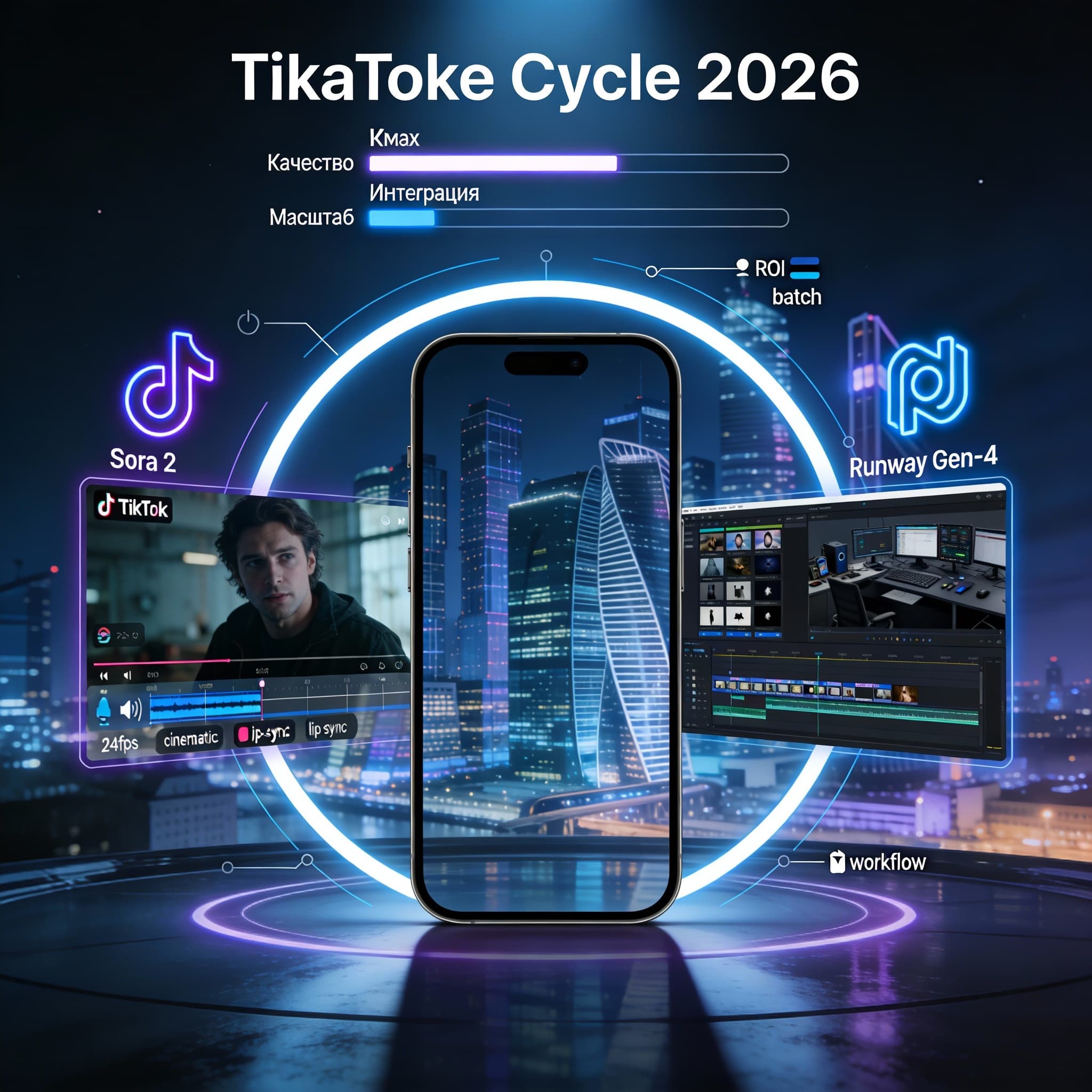 Sora 2 vs Runway Gen-4: битва за TikTok-видео