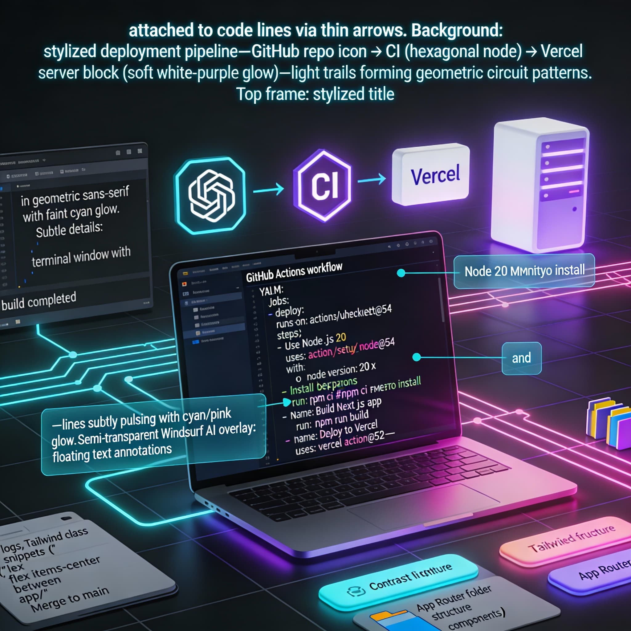 Автодеплой Next.js на Vercel с Windsurf AI