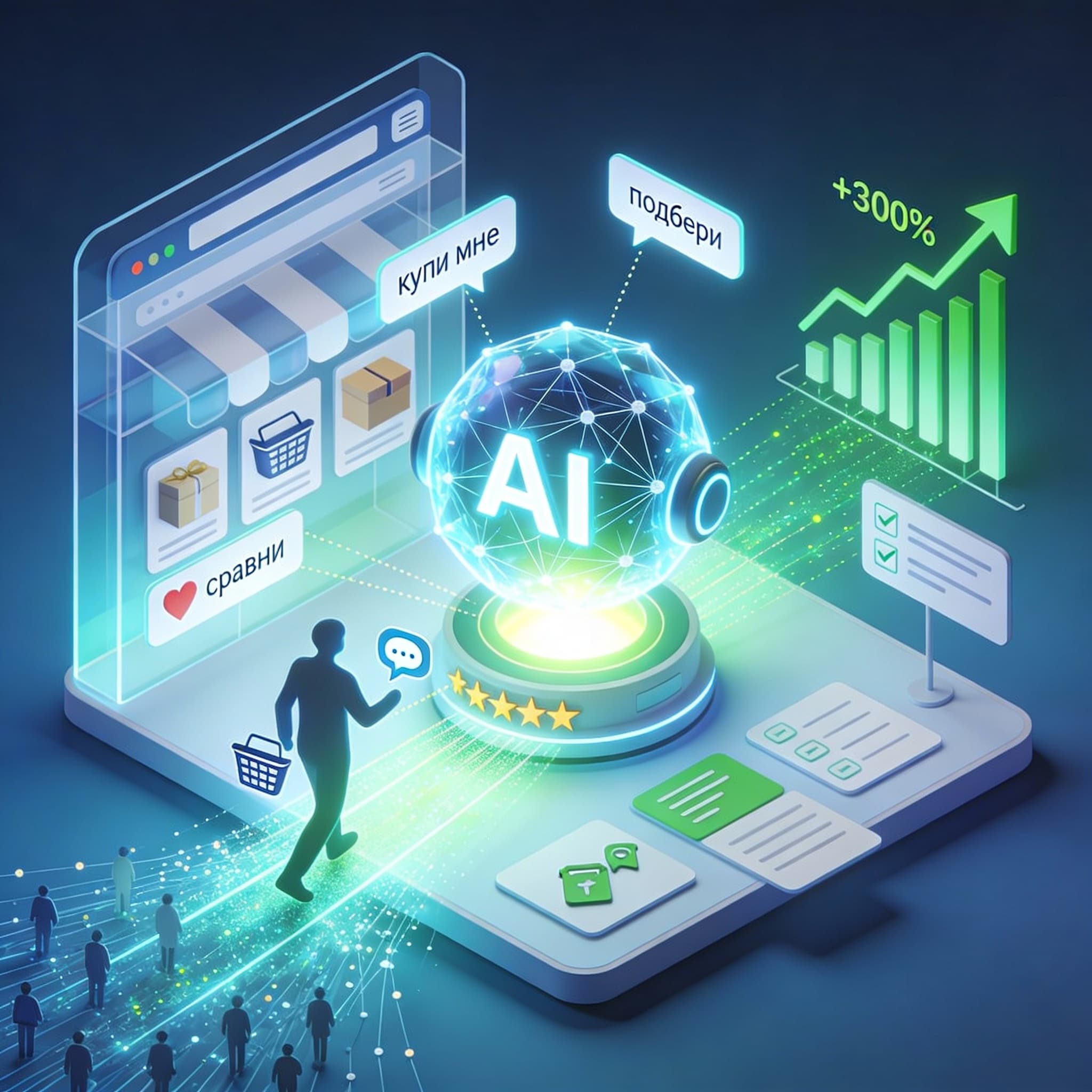 AI в e-commerce: кейсы роста продаж на 300%