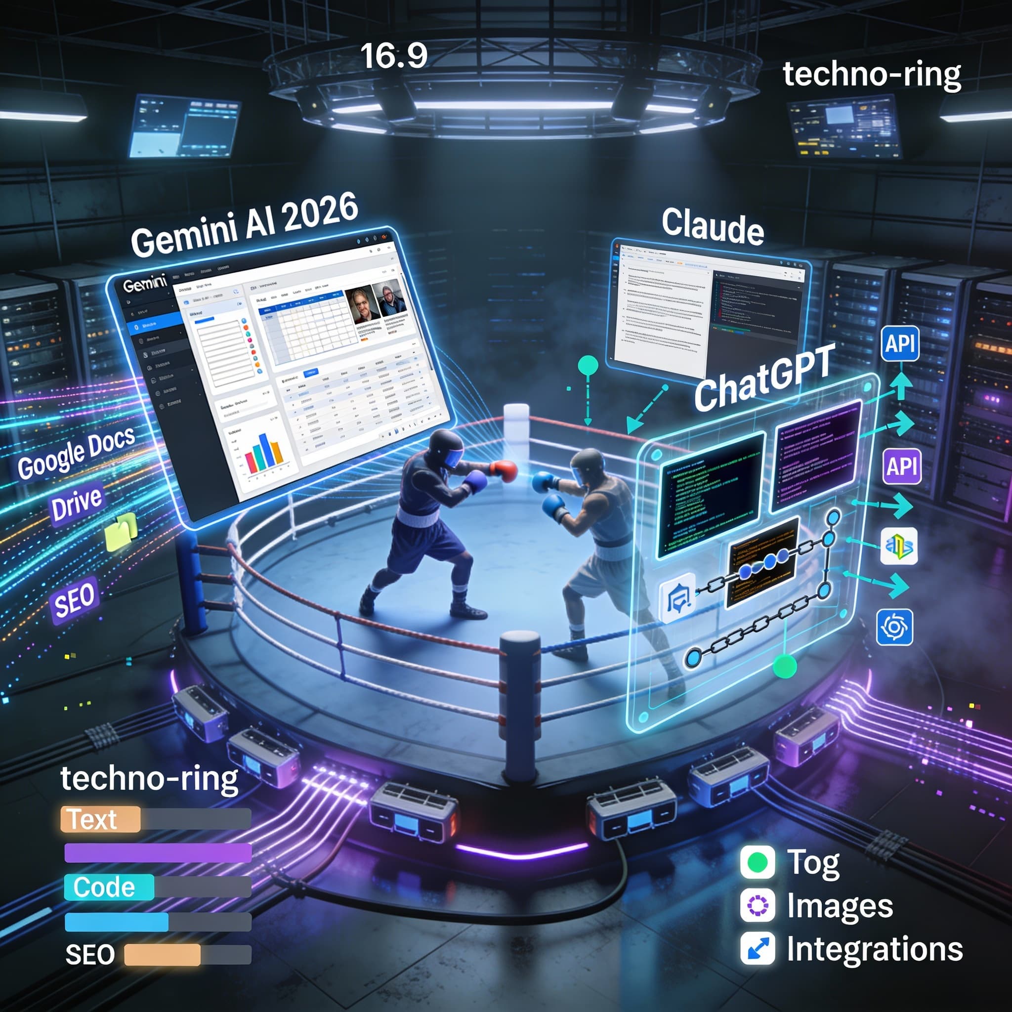 Gemini AI 2026 vs ChatGPT и Claude: пайплайны